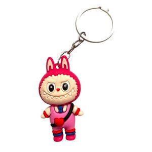 Cute Red Labubu Heart Keychain FLASH SALE